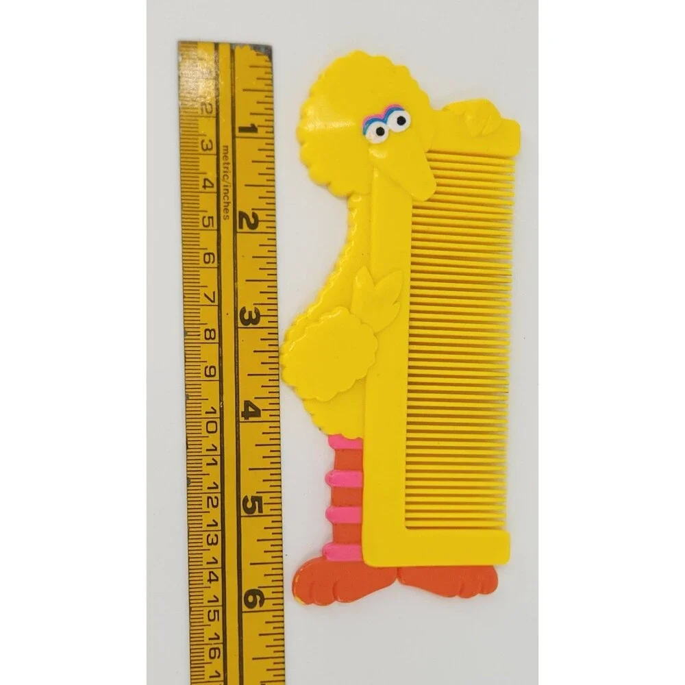 Vintage 1990 Sesame Street Big Bird Childs Hair Comb Applause Retro 6